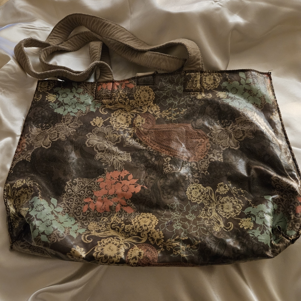 Floral Patterned Tote Bag